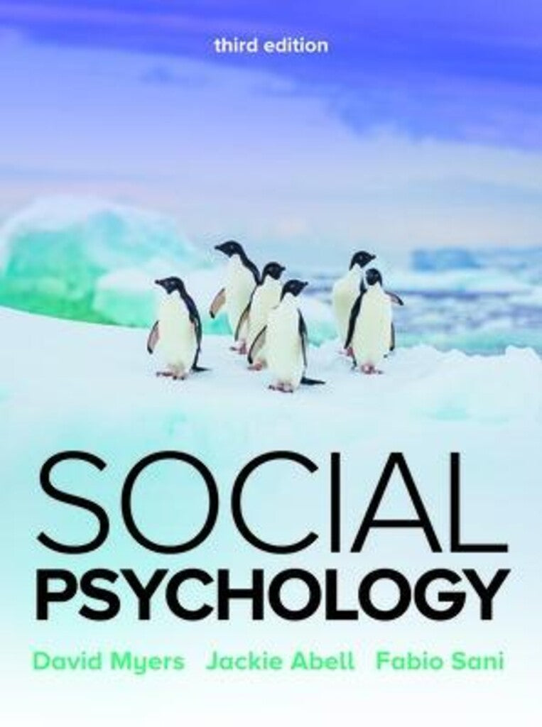 Social psychology - Jackie Abell , Fabio Sani , David G. Myers