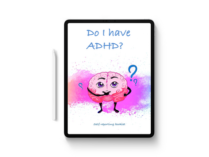 ADHD/ADD self reporting booklet workbook download (pdf file)