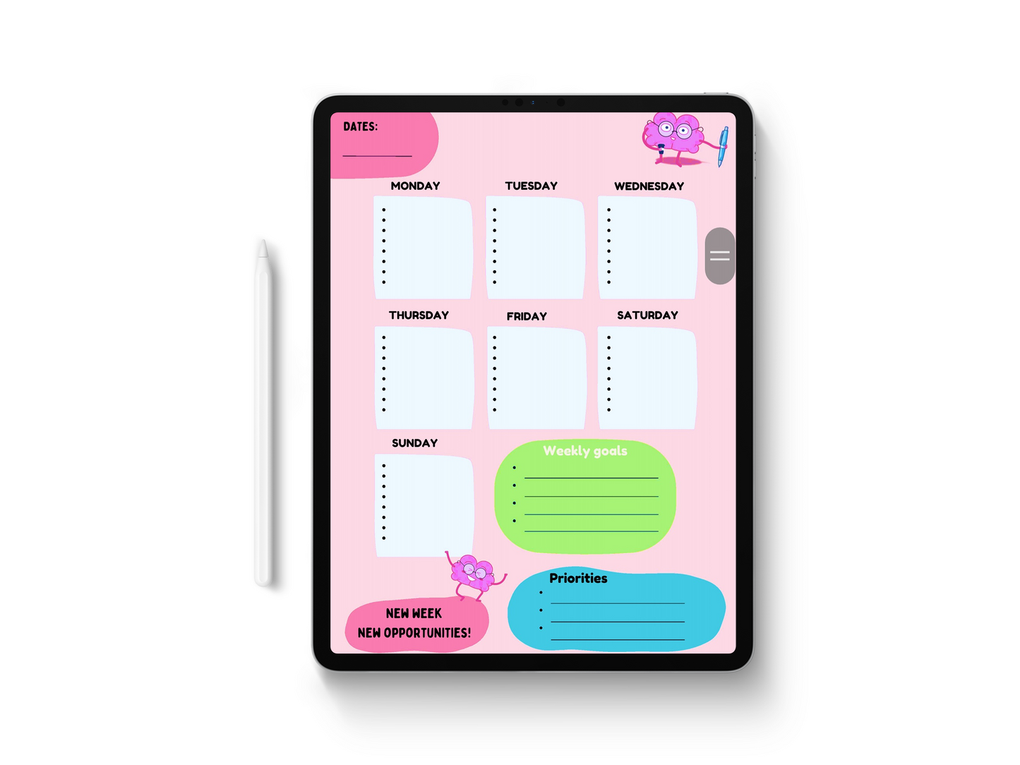 ADHD/ADD printable tracker/planner bundle workbooks download (pdf file)